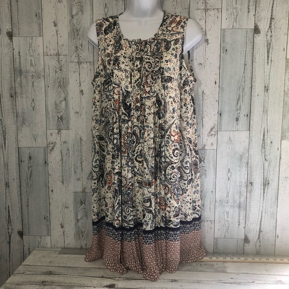 Daniel Rainn DR Pleated Front Dress Medium - Picture 1 of 12